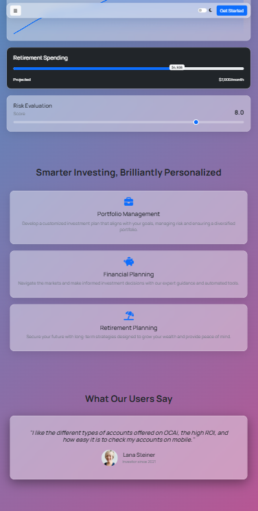 Investment Website