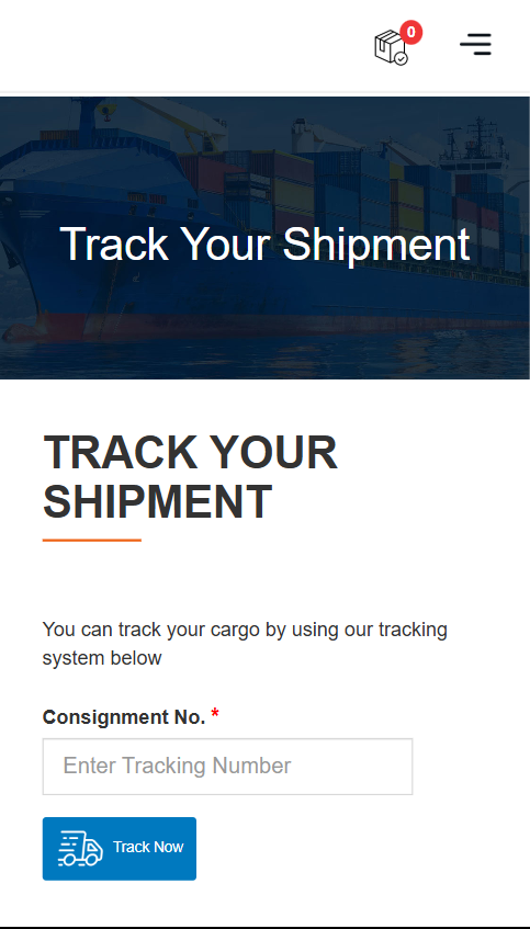 Courier Tracking Website