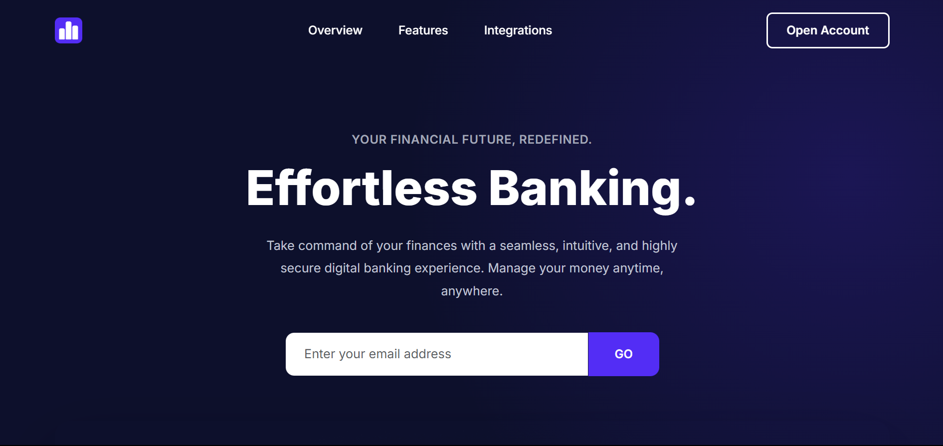 Online Banking Website