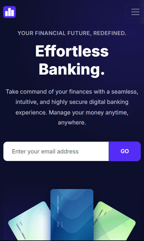 Online Banking Website