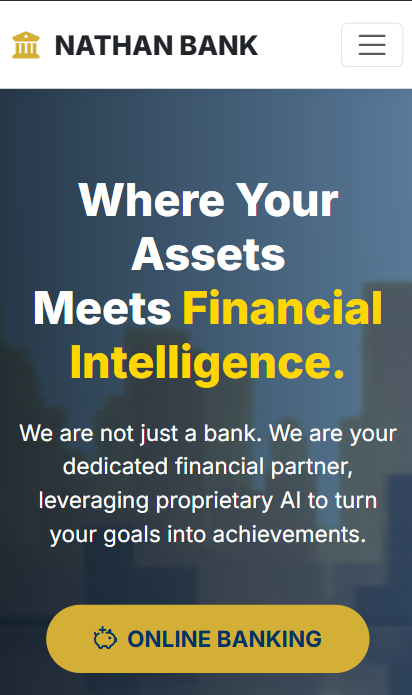 Digital Banking Website